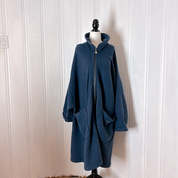 Unique GEIGER oversized lagenlook wool coat - Picture 1 of 8